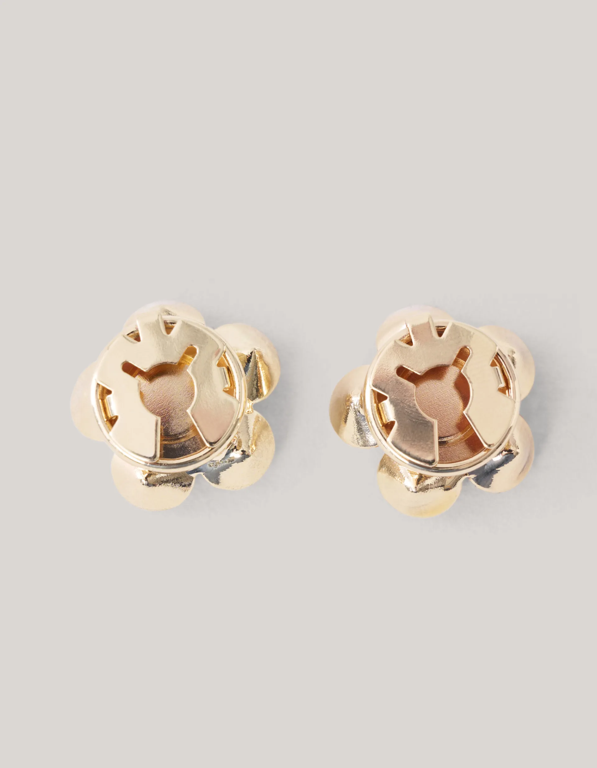 Shoeby Strass Flower Knopen Clips Goud<DAMES Overige Accessoires