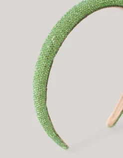 Shoeby Strass Haarband Groen< Haaraccessoires