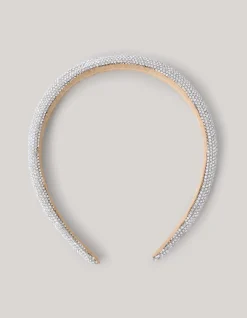 Shoeby Strass Haarband Zilver< Haaraccessoires