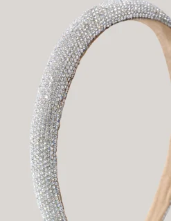 Shoeby Strass Haarband Zilver< Haaraccessoires