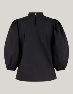 Shoeby Strass Heart Poplin Blouse Zwart<DAMES Blouses