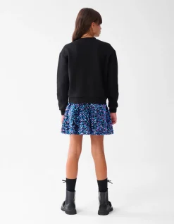 Shoeby Strass Heart Sweater Zwart< Sweaters En Hoodies