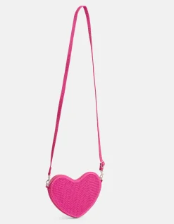 Shoeby Strass Heart Tas Roze<DAMES Tassen