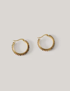 Shoeby Strass Hoops Oorbellen Goud<DAMES Sieraden