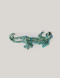 Shoeby Strass Jaguar Broche Groen<DAMES Broches