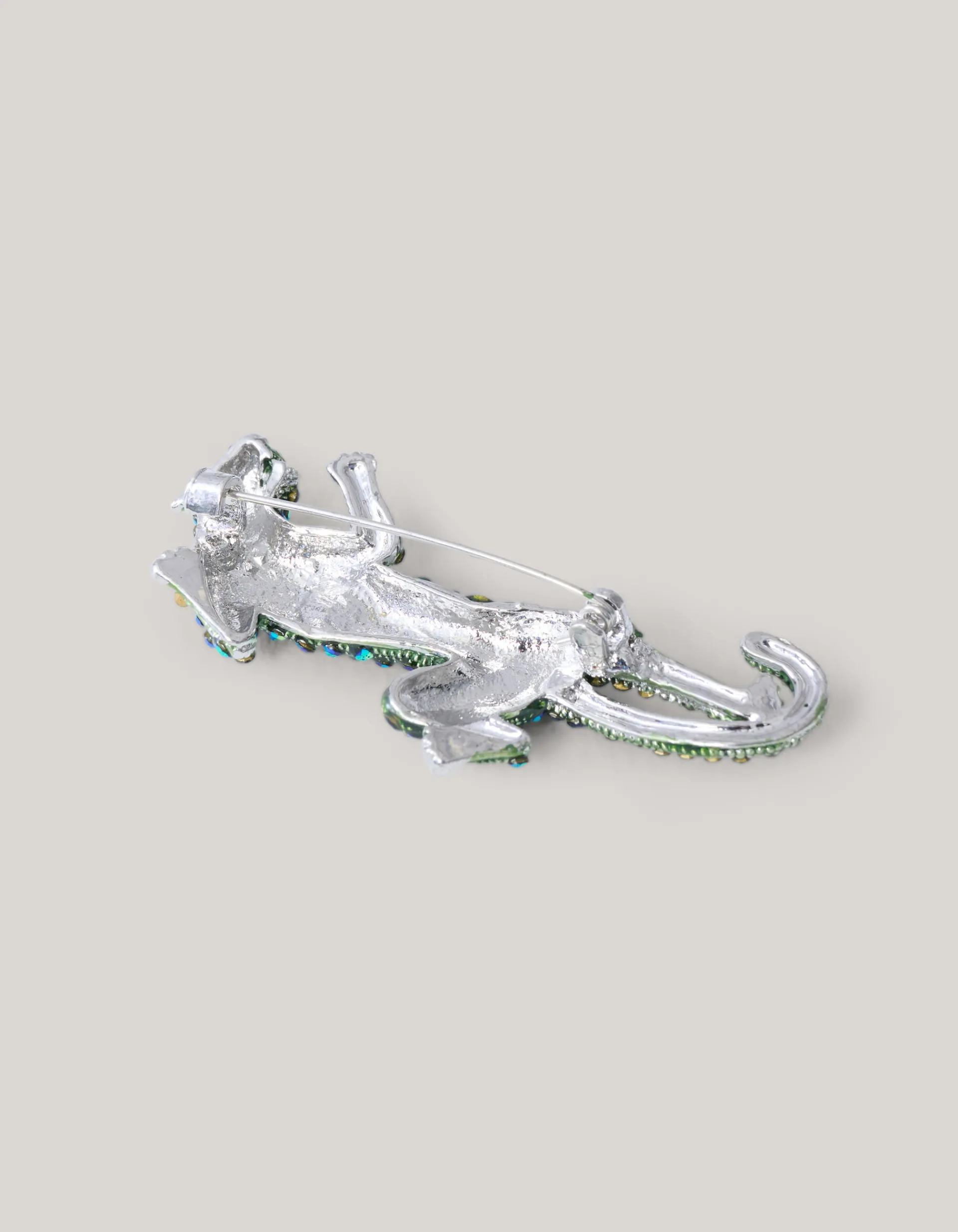 Shoeby Strass Jaguar Broche Groen<DAMES Broches