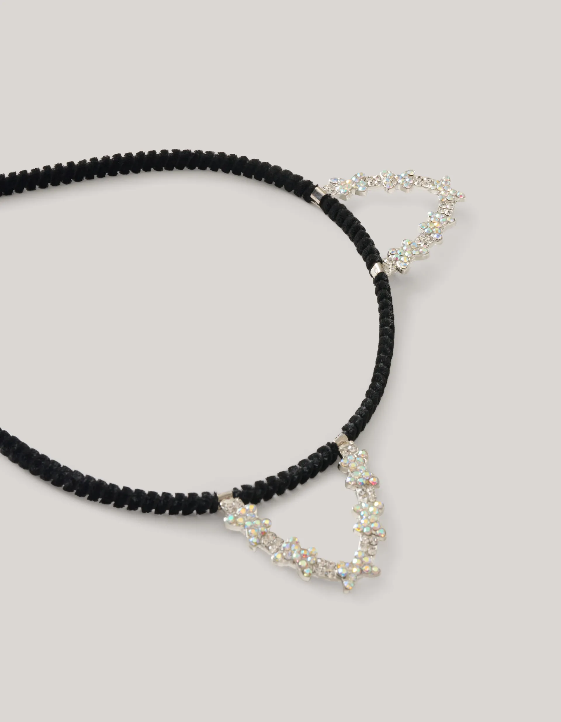 Shoeby Strass Katten Haarband Zwart< Haaraccessoires