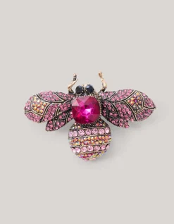 Shoeby Strass Kever Broche Roze<DAMES Broches
