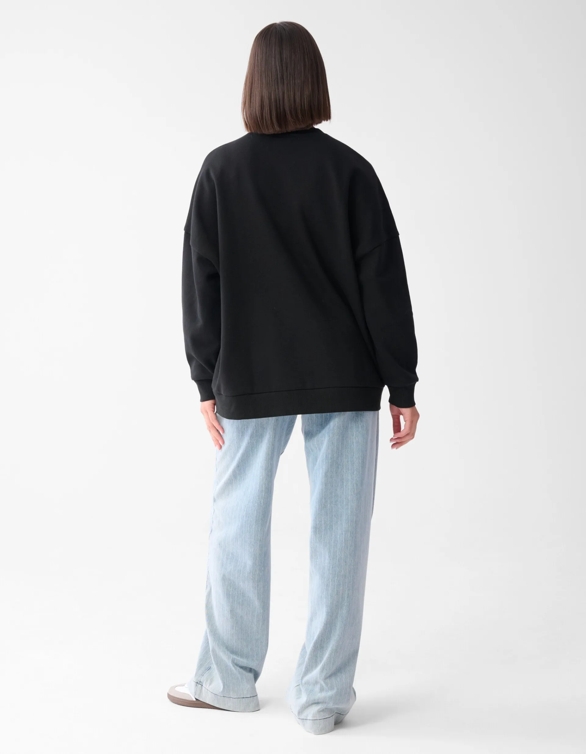 Shoeby Strass Letter Sweater Zwart<DAMES Truien En Sweaters