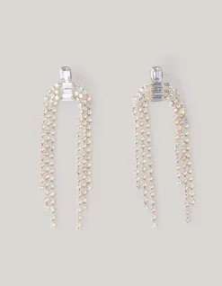 Shoeby Strass Oorbellen Goud<DAMES Sieraden
