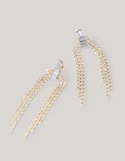 Shoeby Strass Oorbellen Goud<DAMES Sieraden