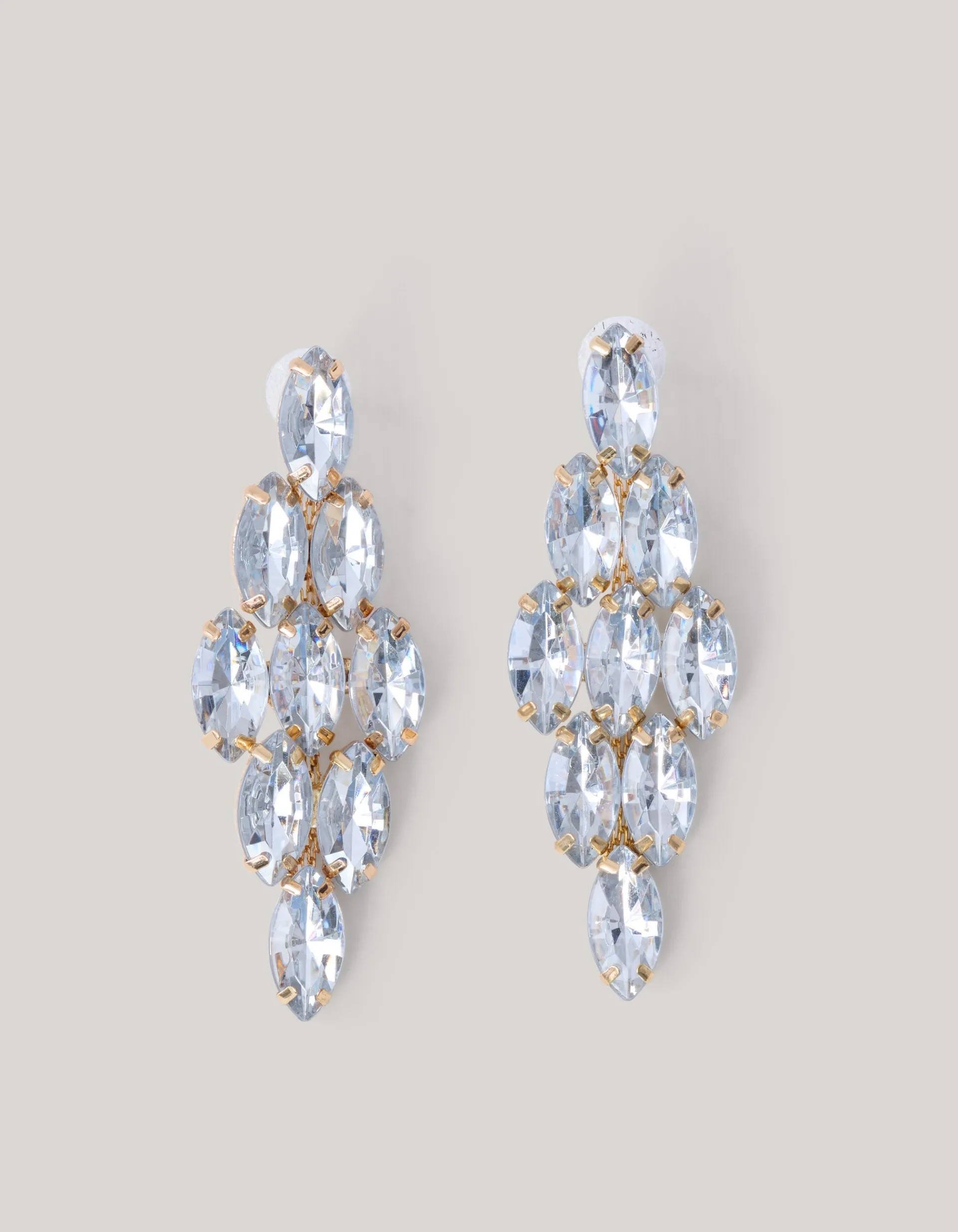 Shoeby Strass Oorbellen Goud<DAMES Sieraden