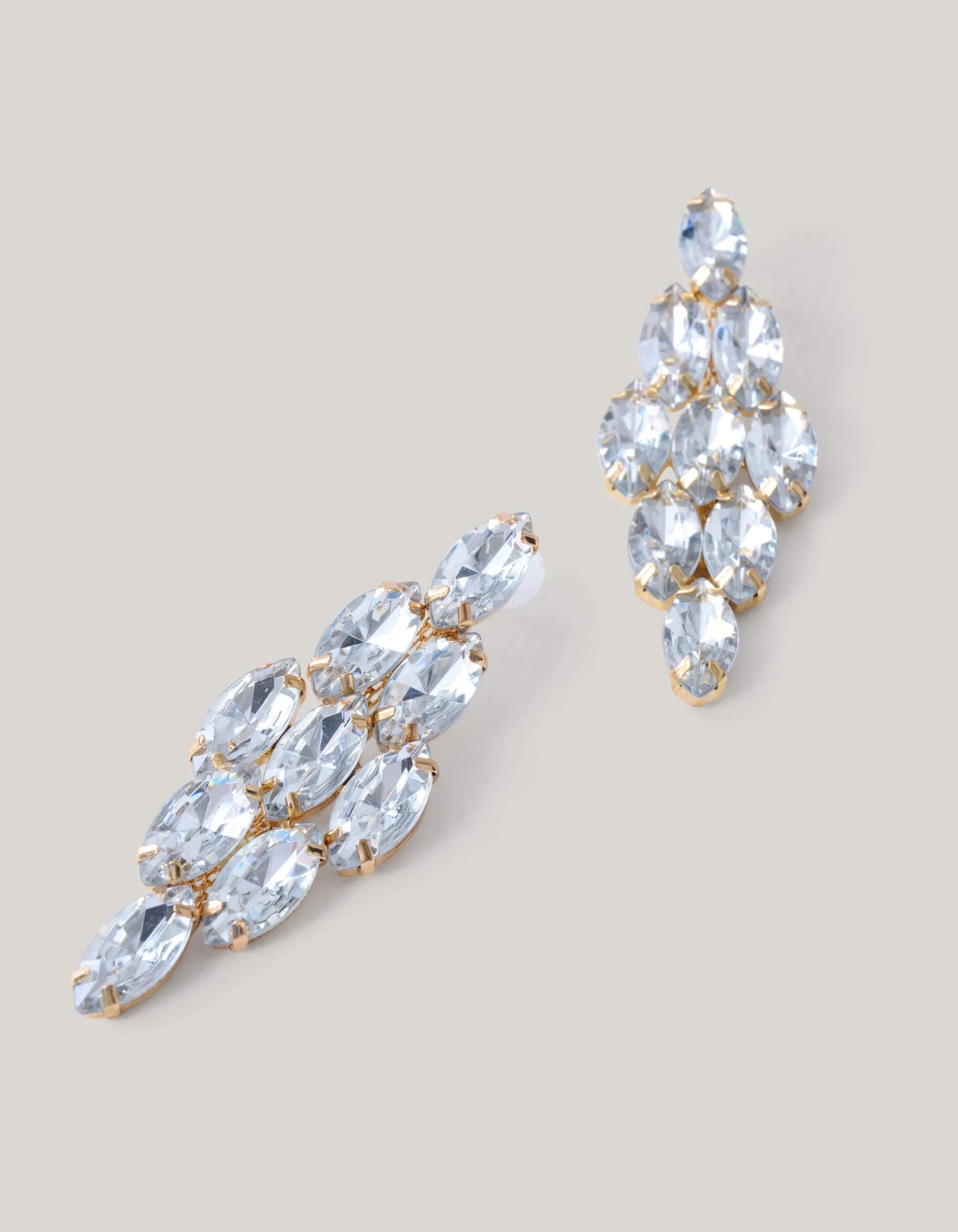 Shoeby Strass Oorbellen Goud<DAMES Sieraden