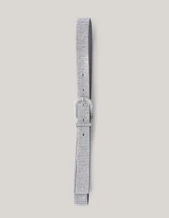 Shoeby Strass Riem Zilver< Riemen