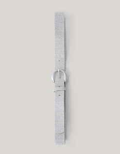 Shoeby Strass Riem zilver<DAMES Riemen
