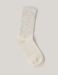 Shoeby Strass Sokken Gebroken Wit<DAMES Overige Accessoires
