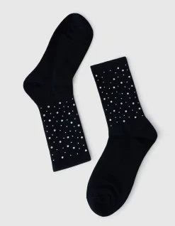 Shoeby Strass Sokken Zwart<DAMES Overige Accessoires