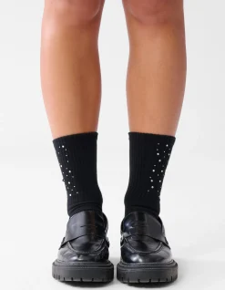 Shoeby Strass Sokken Zwart<DAMES Overige Accessoires