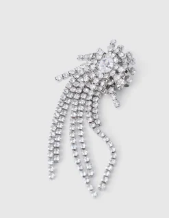 Shoeby Strass Ster Broche Zilver<DAMES Broches