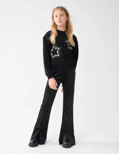 Shoeby Strass Sterren Sweater Zwart< Sweaters En Hoodies