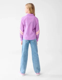 Shoeby Strass Straight Fit Jeans Blauw< Jeans