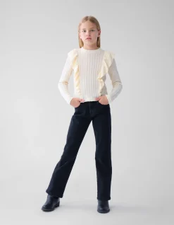 Shoeby Strass Straight Leg Jeans Zwart< Jeans