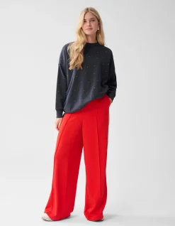 Shoeby Strass Sweater Donkergrijs<DAMES Truien En Sweaters