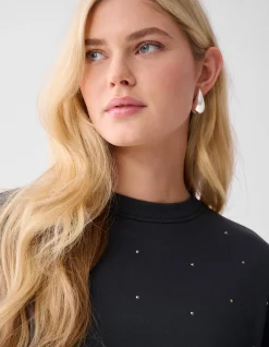 Shoeby Strass Sweater Donkergrijs<DAMES Truien En Sweaters