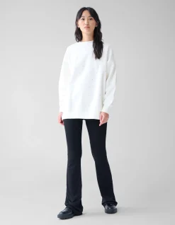 Shoeby Strass Sweater Gebroken Wit<DAMES Truien En Sweaters
