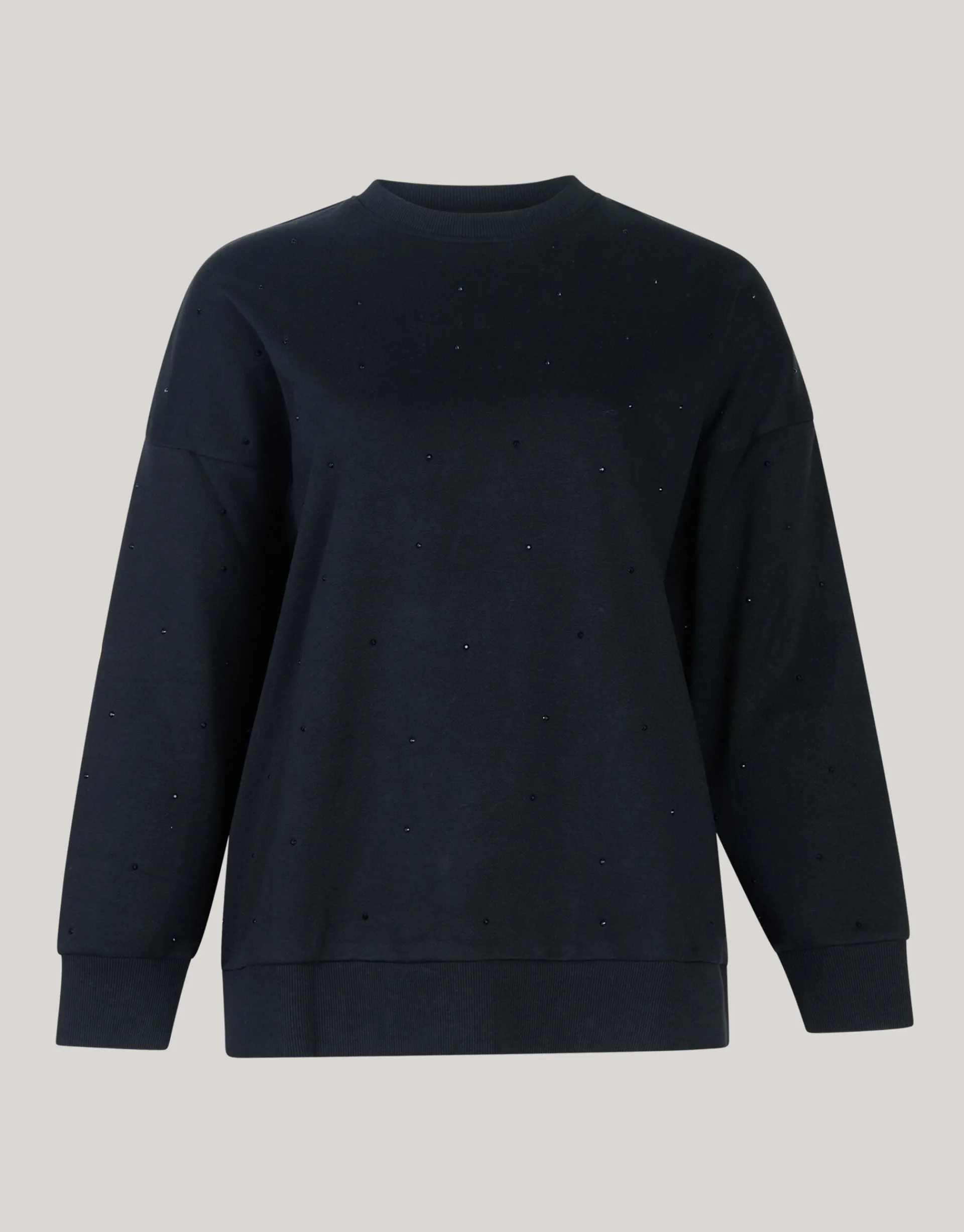 Shoeby Strass Sweater Zwart<DAMES Truien En Sweaters