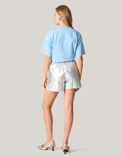 Shoeby Strass T-shirt Lichtblauw<DAMES T-Shirts