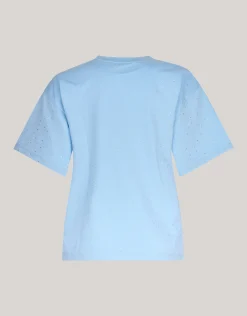 Shoeby Strass T-shirt Lichtblauw<DAMES T-Shirts