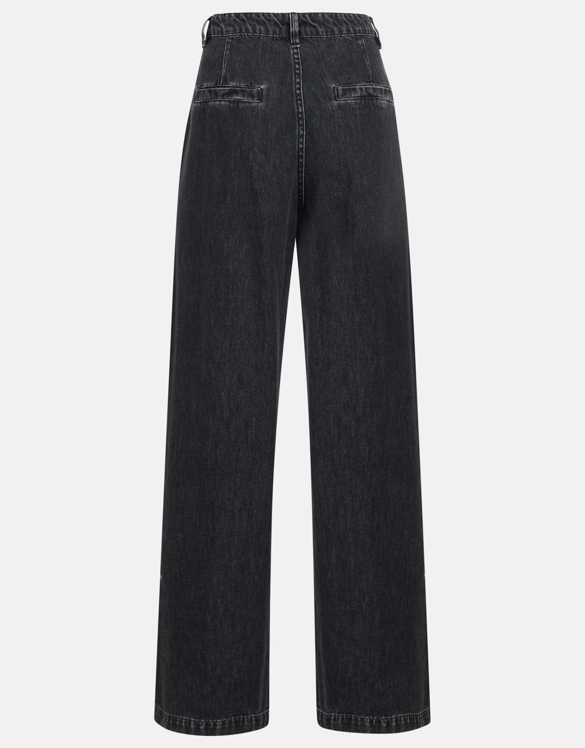 Shoeby Strass Wide Leg Jeans Donkergrijs L32 By Mieke<DAMES Jeans
