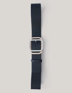 Shoeby Strassed Waist Riem Zwart<DAMES Riemen
