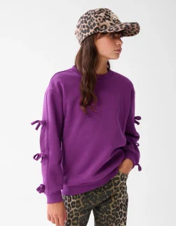 Shoeby Strik Sweater Paars< Sweaters En Hoodies