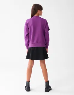 Shoeby Strik Sweater Paars< Sweaters En Hoodies