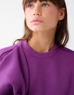 Shoeby Strik Sweater Paars< Sweaters En Hoodies