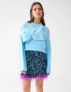 Shoeby Strik Trui Lichtblauw By Lizzy<DAMES Truien En Sweaters