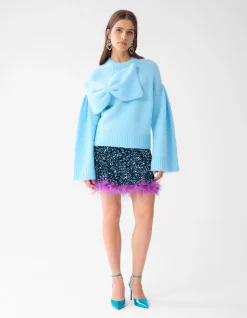 Shoeby Strik Trui Lichtblauw By Lizzy<DAMES Truien En Sweaters