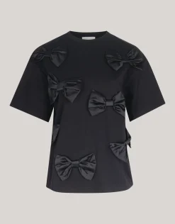 Shoeby Strik T-shirt Zwart<DAMES T-Shirts