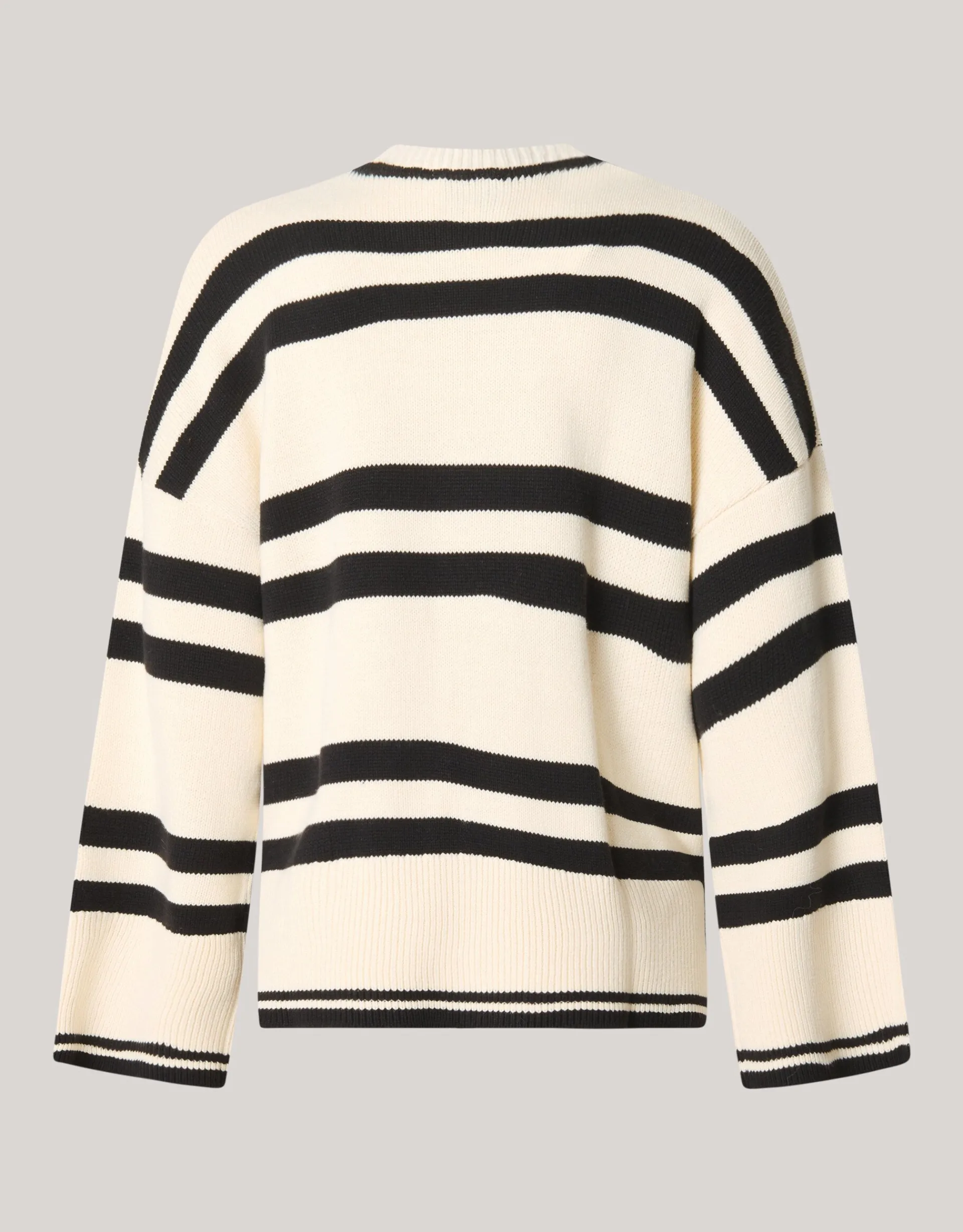 Shoeby Stripe Trui Gebrokenwit<DAMES Truien En Sweaters
