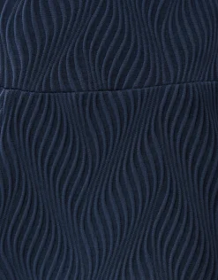 Shoeby Structure Swirl Broek Donkerblauw<DAMES Broeken