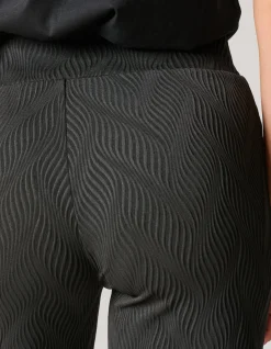 Shoeby Structure Swirl Broek Zwart<DAMES Broeken