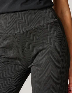 Shoeby Structure Swirl Broek Zwart<DAMES Broeken