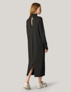 Shoeby Structure Swirl Jurk Zwart<DAMES Jurken