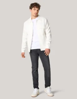 Shoeby Structuur Jack Gebroken Wit<Heren Jacks