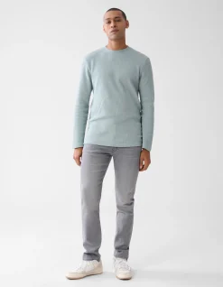Shoeby Structuur Longsleeve Lichtgroen<Heren T-Shirts En Polo's