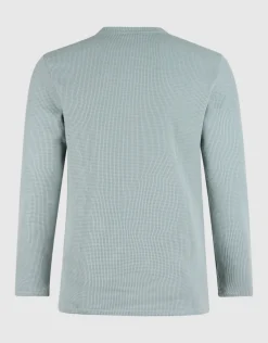 Shoeby Structuur Longsleeve Lichtgroen<Heren T-Shirts En Polo's