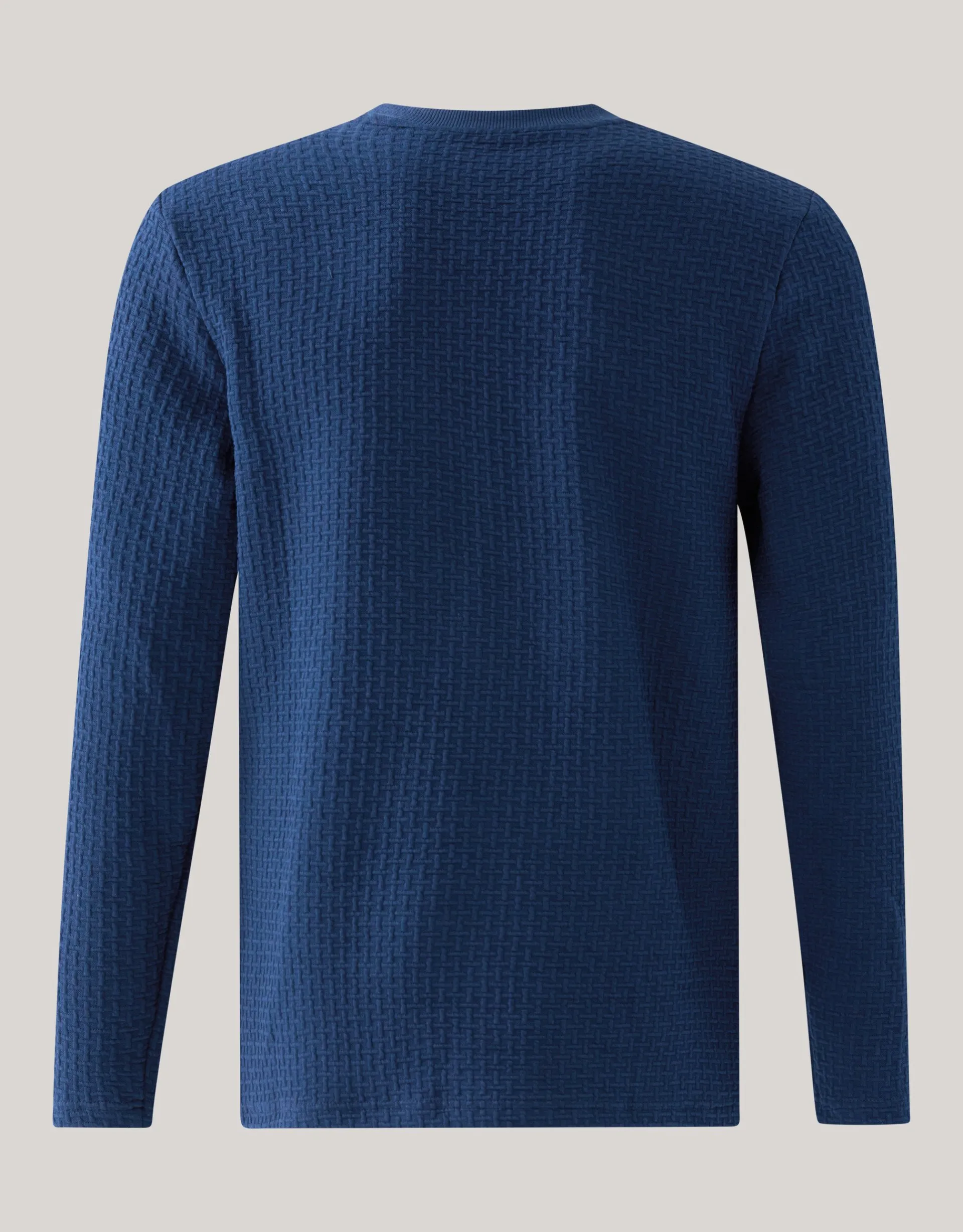 Shoeby Structuur Pocket Trui Donkerblauw<Heren Truien En Sweaters