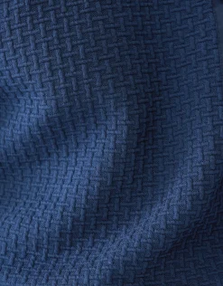 Shoeby Structuur Pocket Trui Donkerblauw<Heren Truien En Sweaters